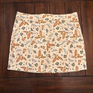 Harry Potter Mini Skirt Warner Bros. Sketched Magical Pets Creatures Size 2XL